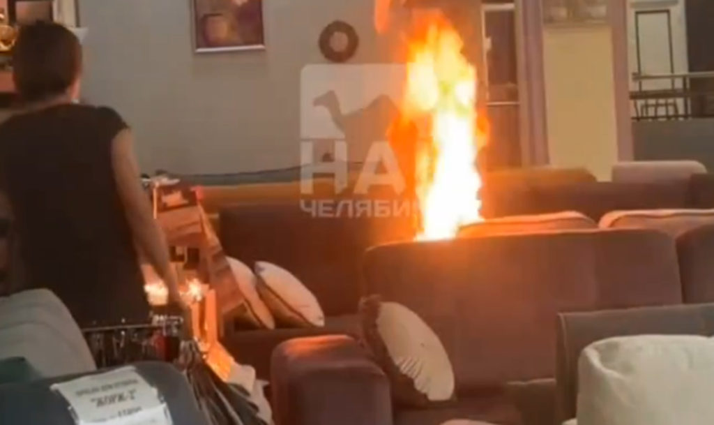 Пожар в челябинском ТРЦ