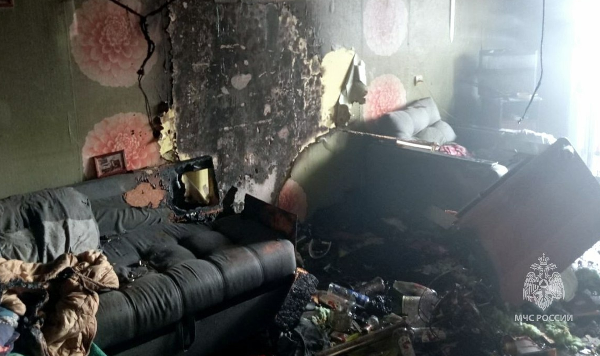 В Челябинске на пожаре погиб мужчина