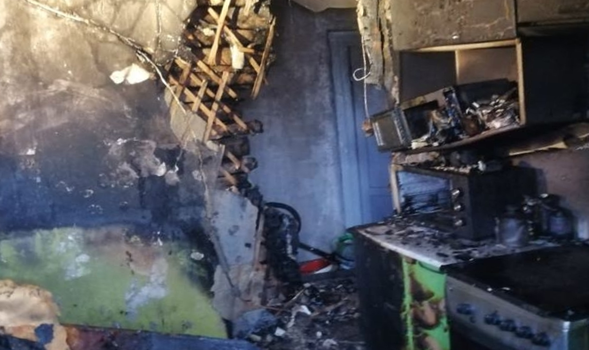 В Старокамышинске произошел пожар в квартире