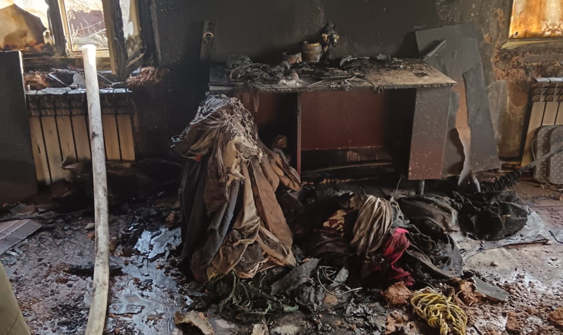 Трагедия в поселке Магнитном: пожар унес жизнь хозяина дома