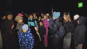 Жители деревни Круглое