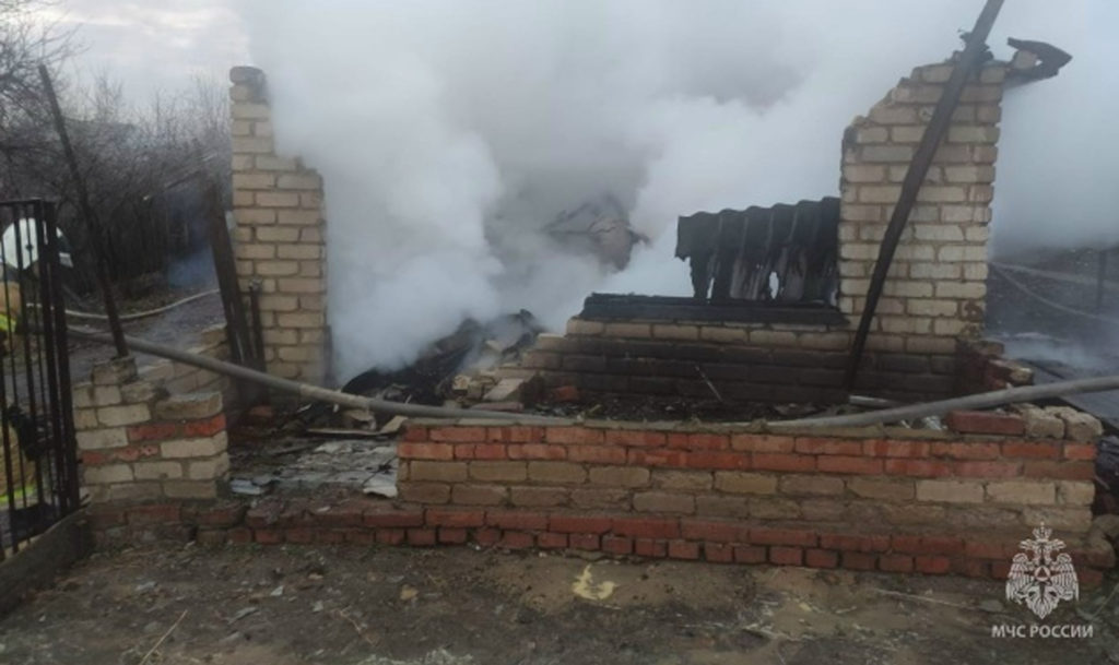 Пожар в Увельском районе