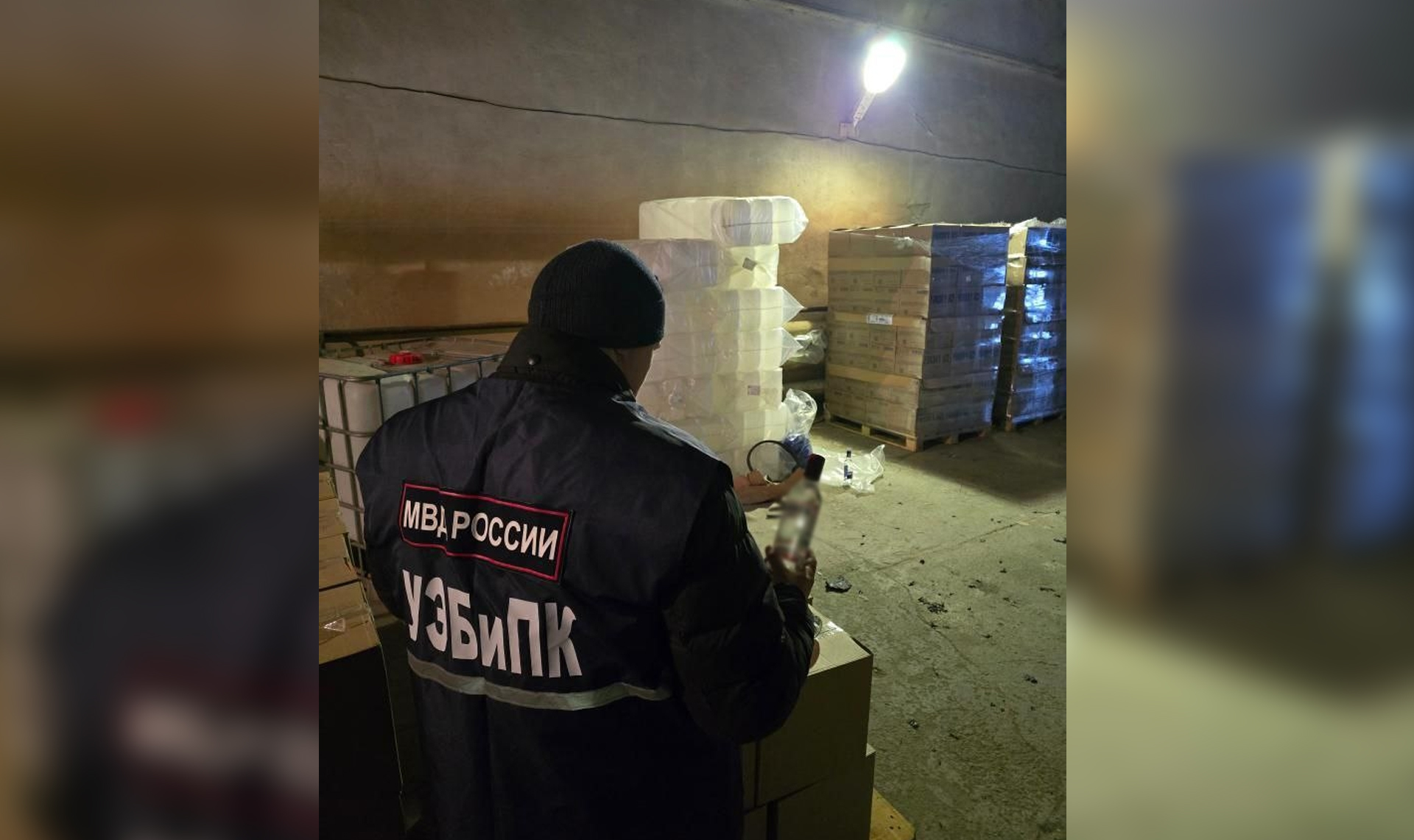 В Челябинской области полиция закрыла нелегальный цех по производству поддельного алкоголя