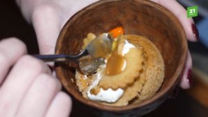 "бронзовый" десерт