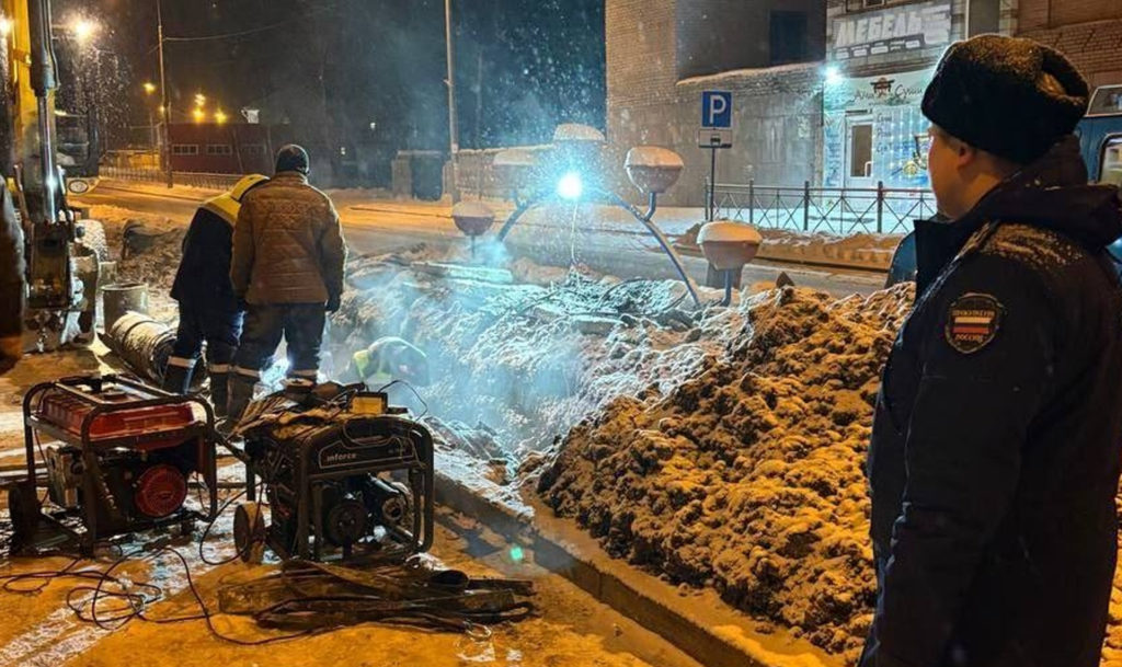 Крупная коммунальная авария в Карабаше