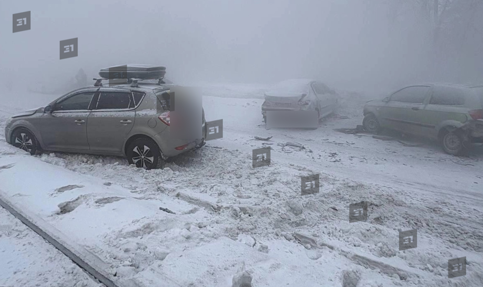автоледи увезли в стоматологию после столкновения пяти машин