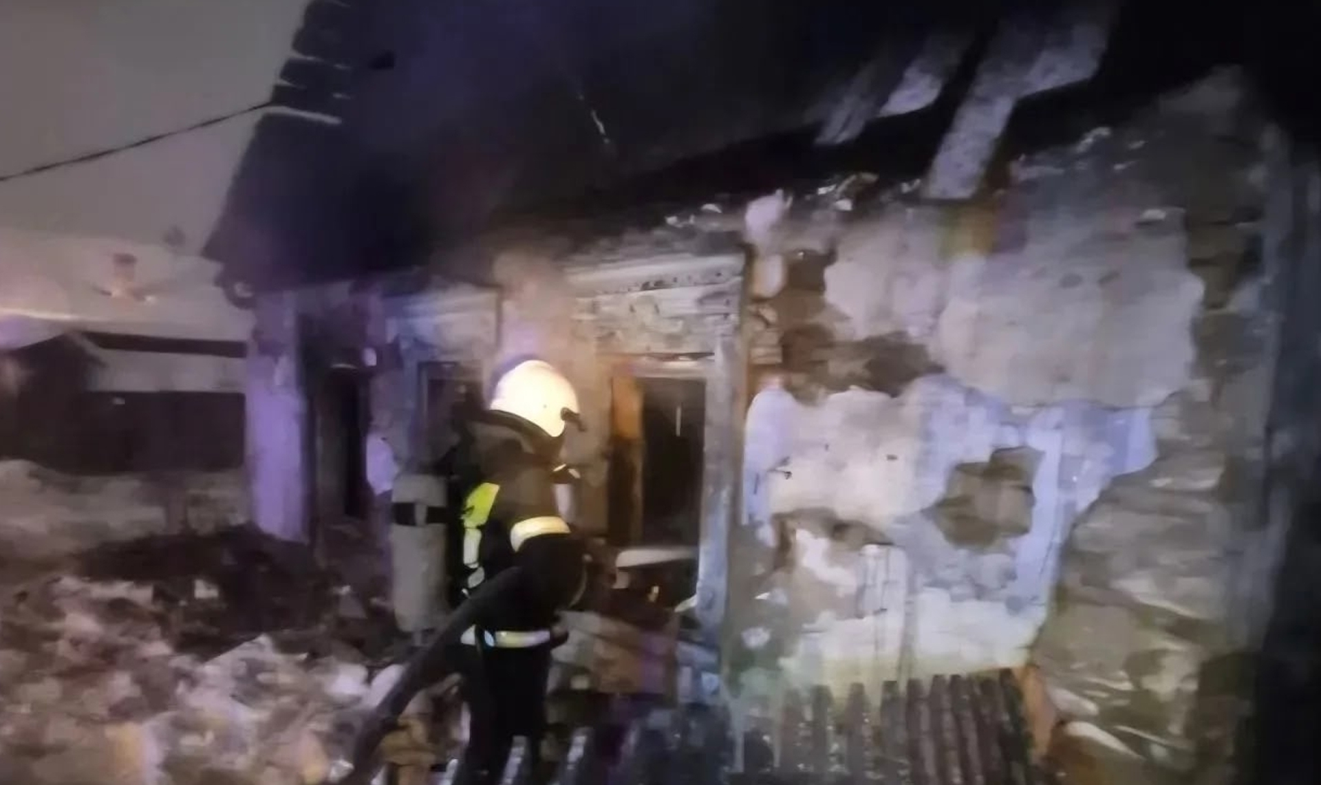 Очередная жертва огненной стихии!