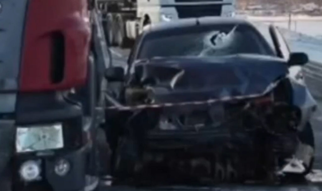 Водитель погиб на месте! «ЗАЗ Шанс» влетел в панелевоз на 35 км автодороги «Миасс-Карабаш-Кыштым»