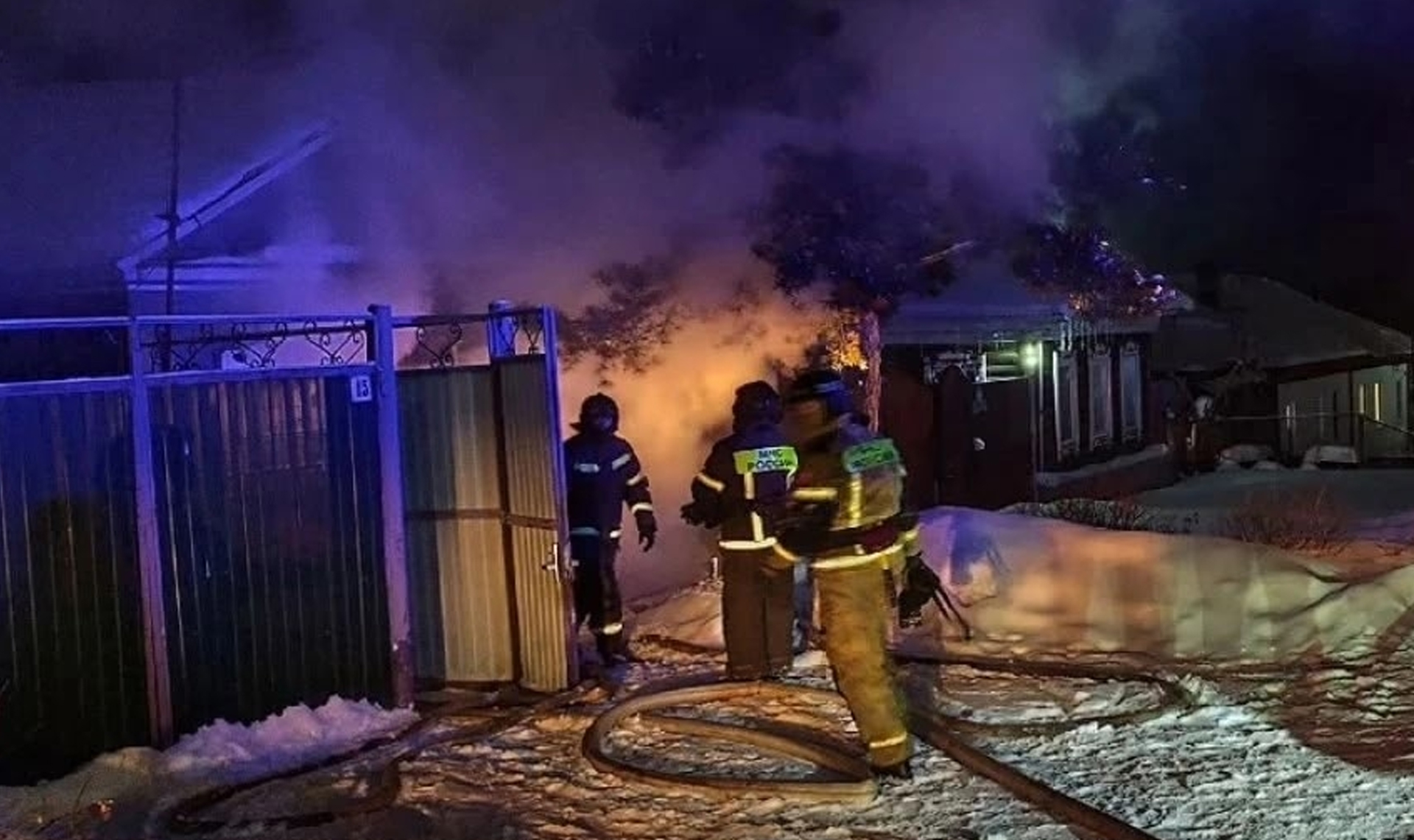 Пенсионерка погибла на пожаре в Троицке