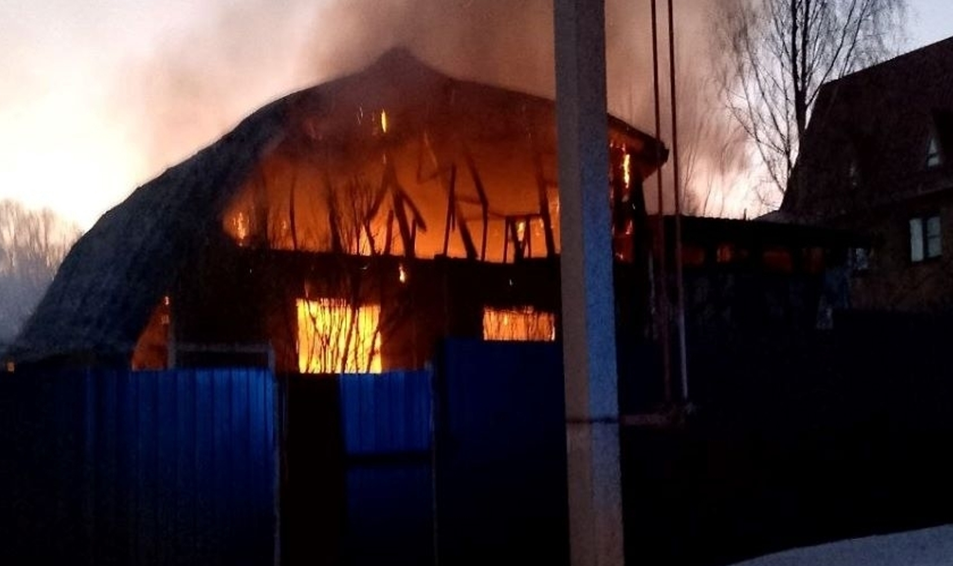 В Кайгородово мужчина чуть не сгорел в собственном доме