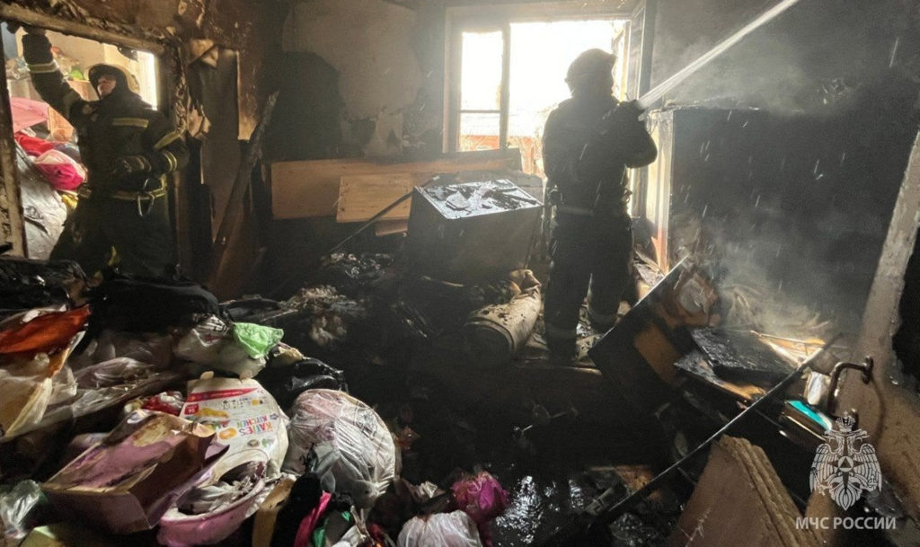 В Челябинске сгорела квартира