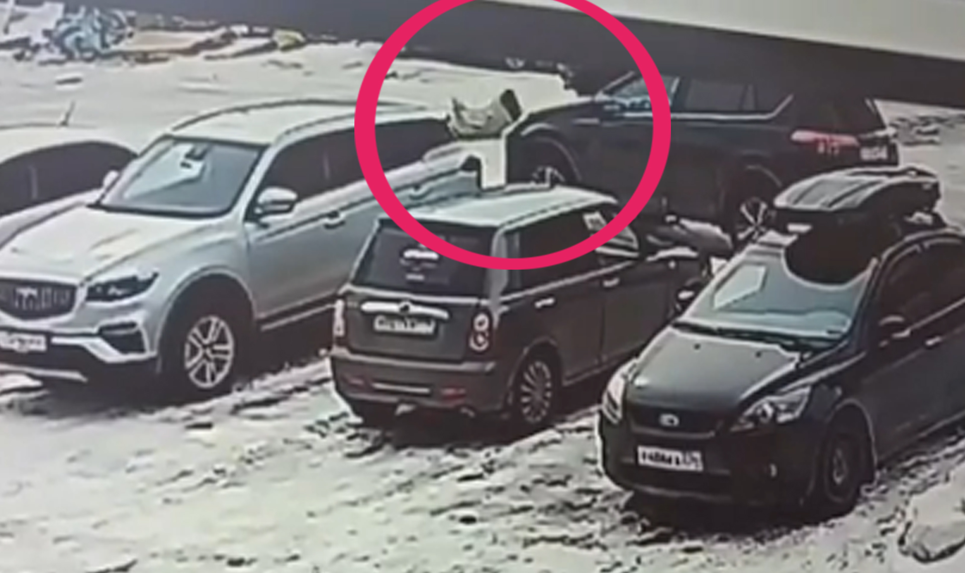 Кроссовер чуть не проехался по бабушке в Магнитогорске