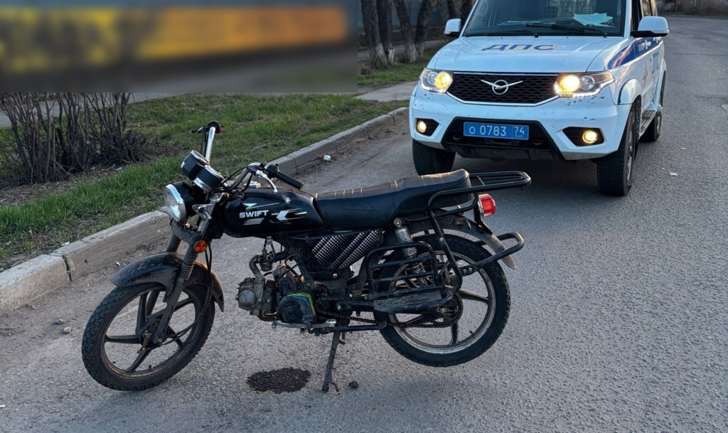 В Копейске подросток без прав и шлема устроил гонки с полицией