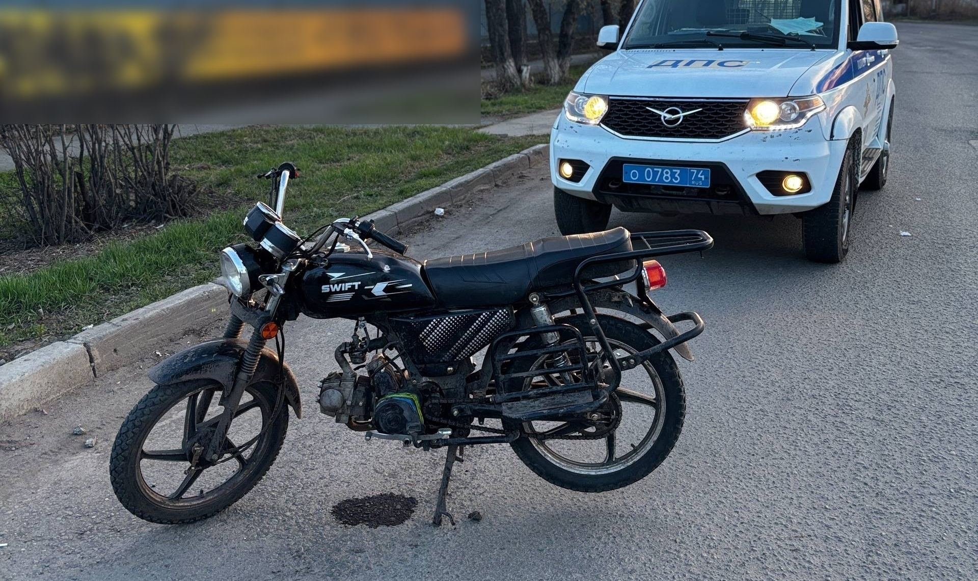 В Копейске подросток без прав и шлема устроил гонки с полицией