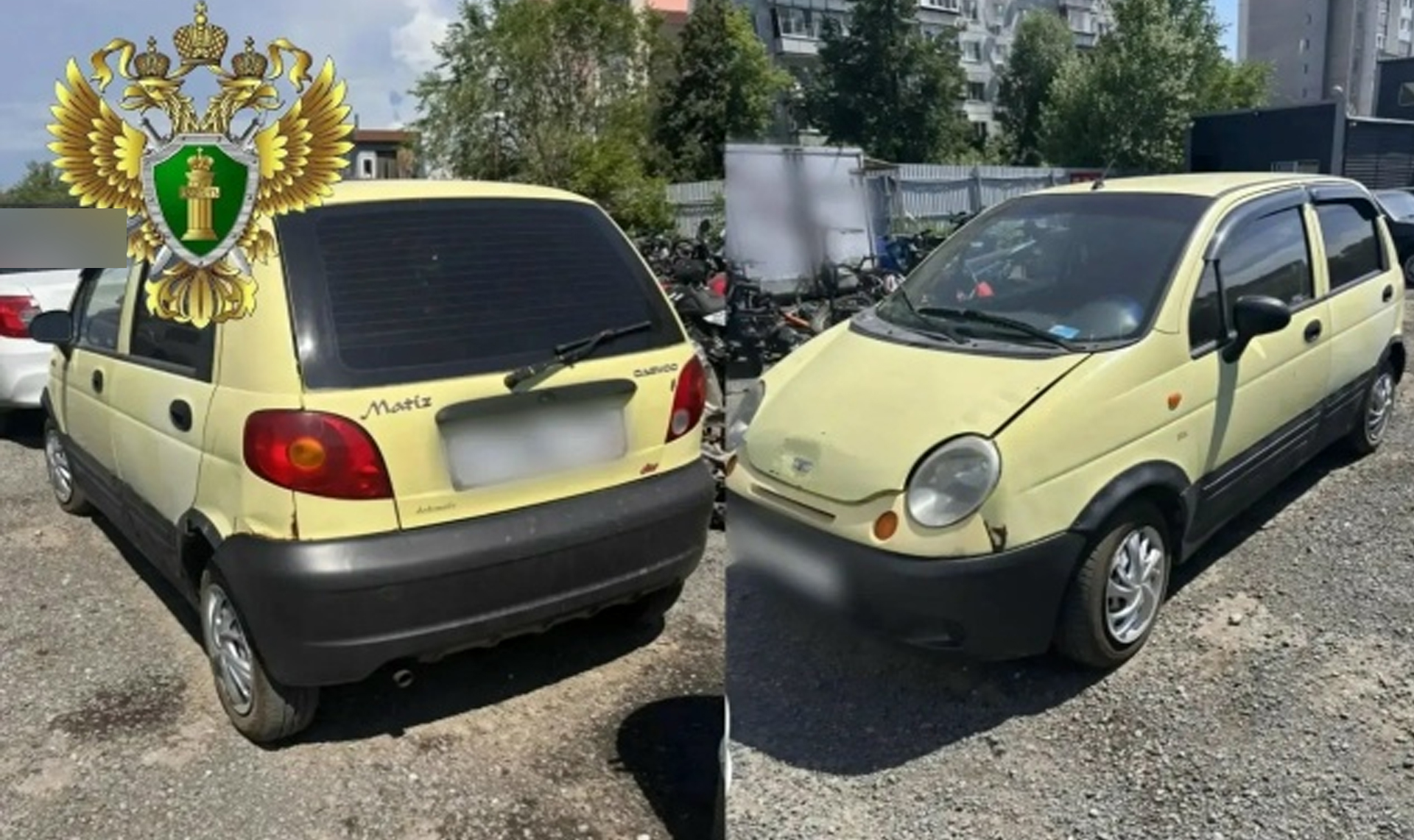 В Челябинске у пьяной водительницы конфисковали автомобиль «Daewoo Matiz»